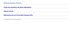 Desktop Screenshot of dimensioncero.com